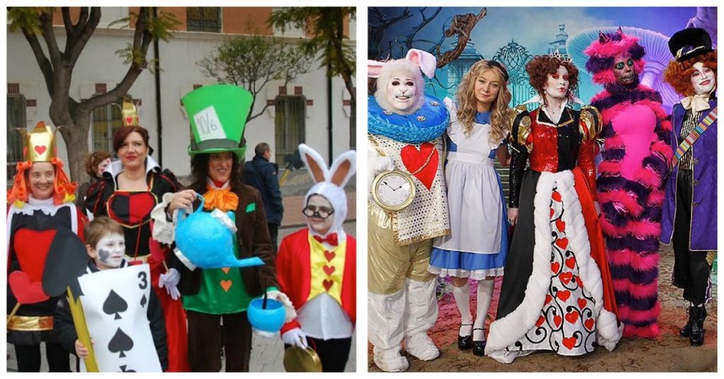 Alice im Wunderland Karneval 