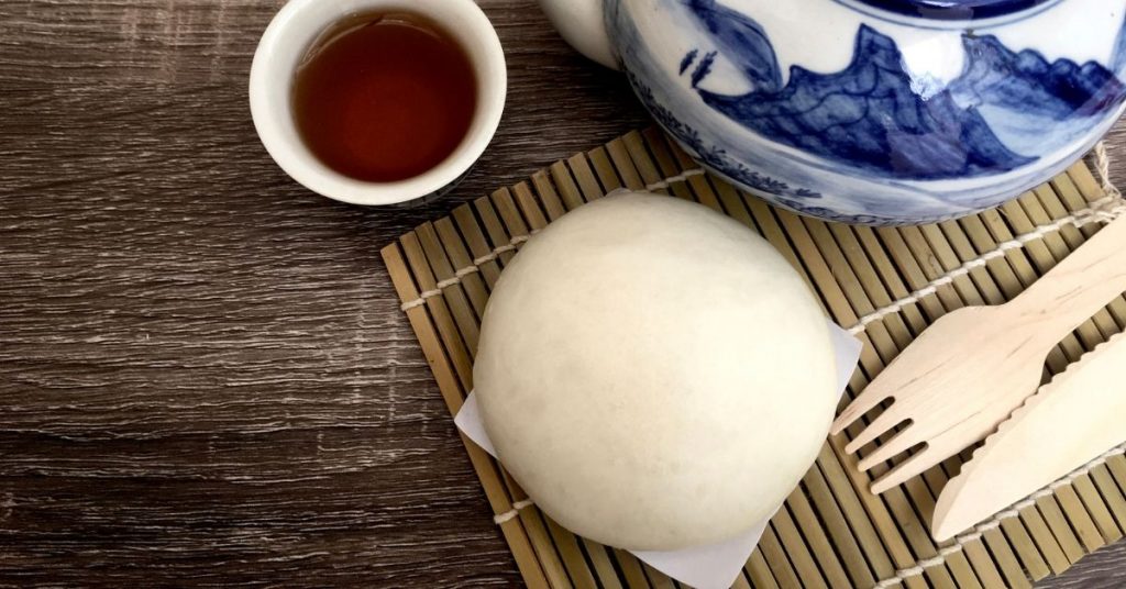 Ingrediënten voor het maken van brood Bao zonder stoompan