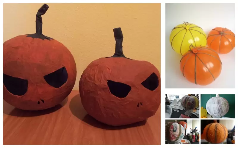 Calabazas de papel