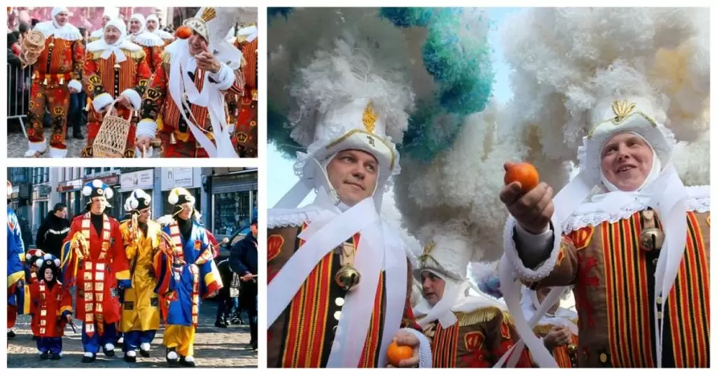 Fiestas en Binche, Bélgica