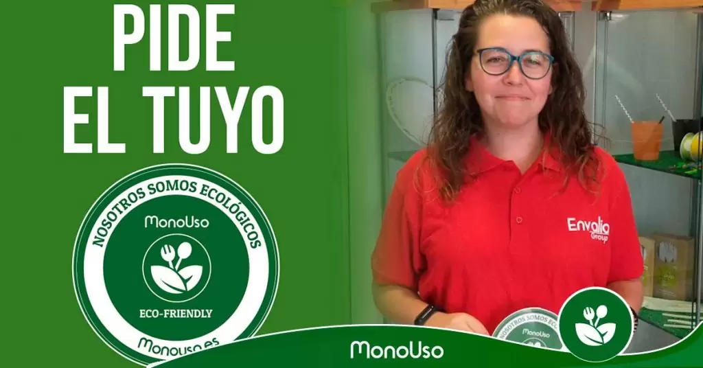 Pide tu adhesivo ecológico MonoUso