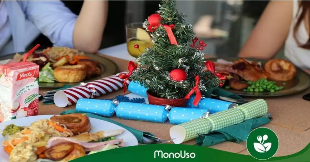 cena de navidad en familia
