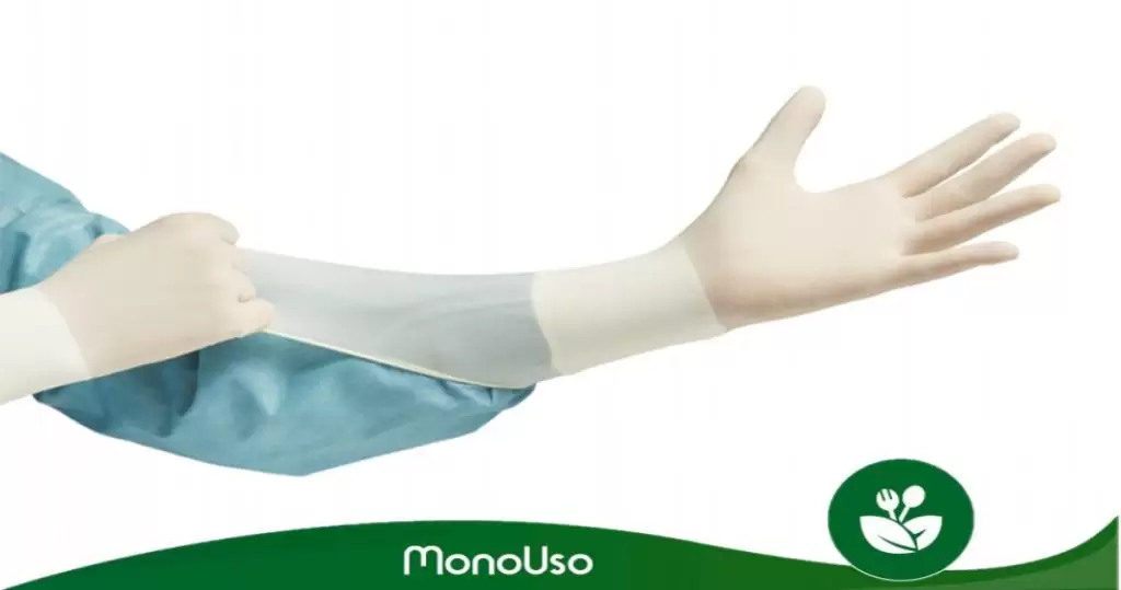 guantes de látex sin talco