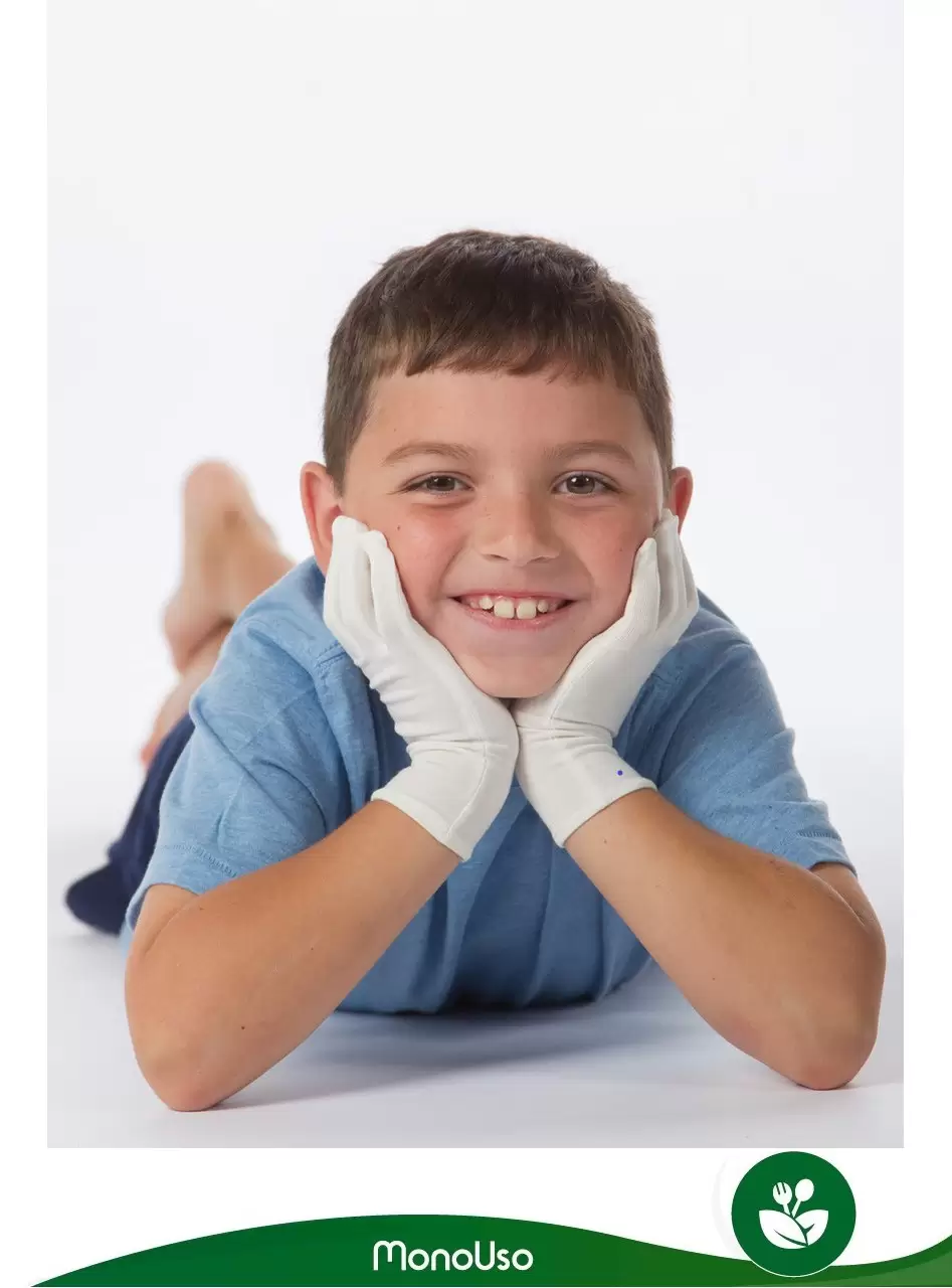 guantes desechables para niños