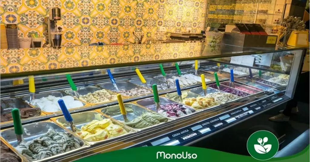materiales para una heladeria