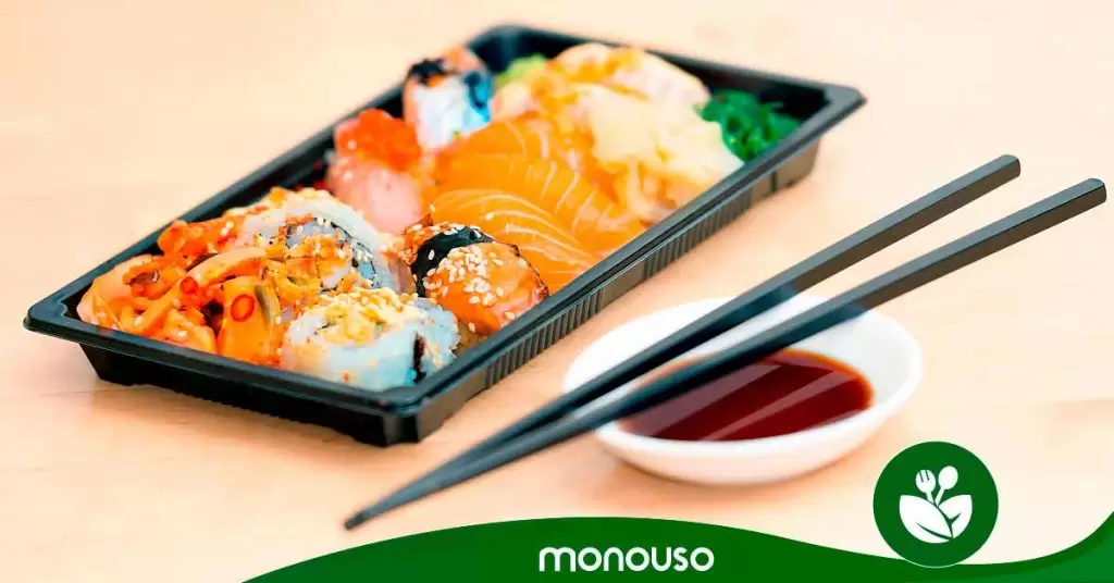 recipientes para sushi